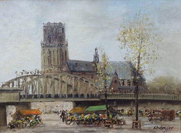 Siem Schaeffer (1924-2005) - Rotterdam, De Kolk