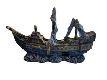 Scheepswrak de gezonken galjoen OS-0011 - aquarium decoratie, Ophalen of Verzenden, Nieuw