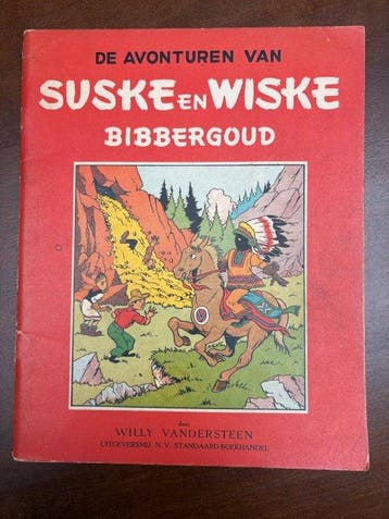 Suske en Wiske RV-8 - Bibbergoud - 1 Album - Eerste druk -, Boeken, Nieuw