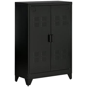 TRUUSK Archiefkast Sideboard - Lamellen Deuren - Opslagkast, Verzenden, Nieuw