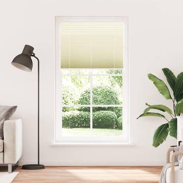 vidaXL Plissé rolgordijn 105x200cm stofbreedte 104,4cm, Verzenden, Nieuw, Crème