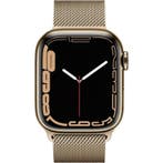 Apple Watch Series 7 45mm Cellular Goud Stainless Steel G..., Ophalen of Verzenden, Zo goed als nieuw