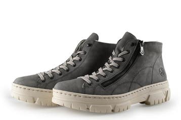 Rieker Laarzen in maat 42 Grijs, Kleding | Dames, Schoenen, Hoge laarzen, Verzenden, Zo goed als nieuw, Grijs