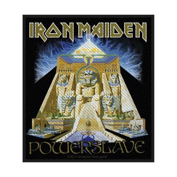 Iron Maiden - Powerslave - patch officiële merchandise, Verzamelen, Ophalen of Verzenden, Nieuw, Kleding