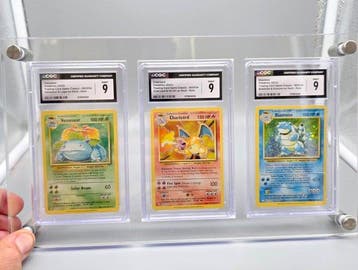 Pokémon - 3 Graded card - Venusaur, Blastoise, Charizard, Nieuw