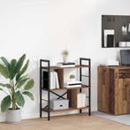 vidaXL Boekenkast Oud Hout 75 x 30 x 91 cm Bewerkt hout, Huis en Inrichting, Kasten | Boekenkasten, Minder dan 50 cm, Verzenden