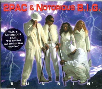cd single - 2Pac &amp; Notorious B.I.G. - Runnin, Cd's en Dvd's, Verzenden, Zo goed als nieuw, Hiphop en Rap