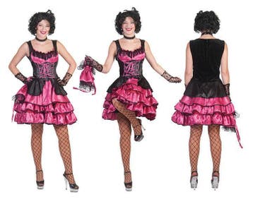 Can Can Saloon jurk pink, Kleding | Dames, Ophalen of Verzenden, Nieuw