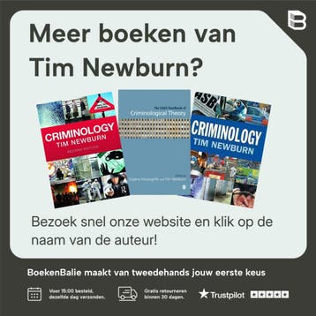 Criminology - Tim Newburn 9781138643130, Verzenden, Gelezen, Tim Newburn