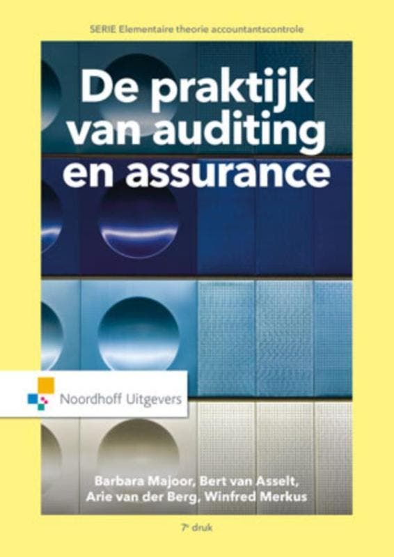 De praktijk van auditing en assurance, 9789001867126, Boeken, Studieboeken en Cursussen, Zo goed als nieuw, HBO, Verzenden