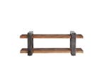 TV-meubel Mango Zwart 150 cm | Eleonora 11167, Huis en Inrichting, Kasten | Televisiemeubels, Ophalen of Verzenden, Nieuw