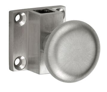 Espagnolet trekknop Elegant voor vierkante stang mat nikkel, Verzenden, Nieuw