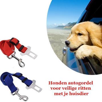 Honden autogordel, Verzenden, Nieuw