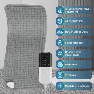 Elektrische Verwarmingsdeken 60x30cm - 10 Warmtestanden & 4, Verzenden, Nieuw