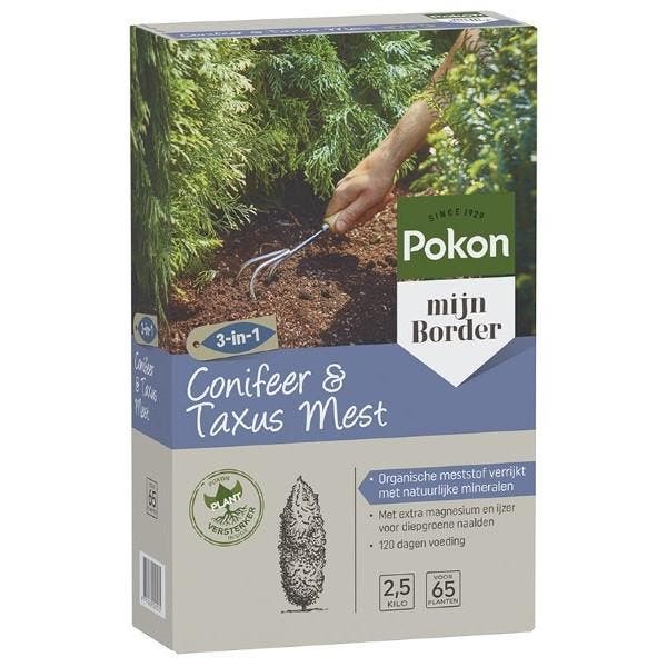 Pokon conifeer & taxus voeding (Organisch, 2.5 kg), Tuin en Terras, Plantenvoeding, Nieuw, Verzenden