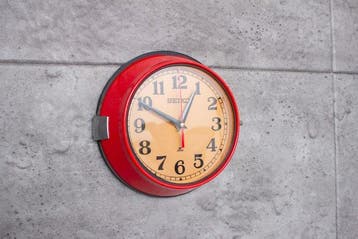 Wandklok - Seikosha CO. LTD Seiko - Staal, Bakeliet,