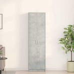 vidaXL Kledingkast met plank Beton Grijs 55 x 25 x 189 cm, Verzenden, Nieuw