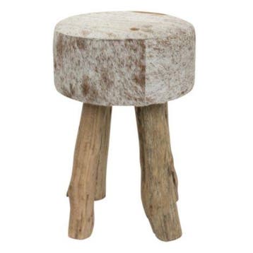 kruk koe bruin wit rond 45cm, Verzenden, Nieuw