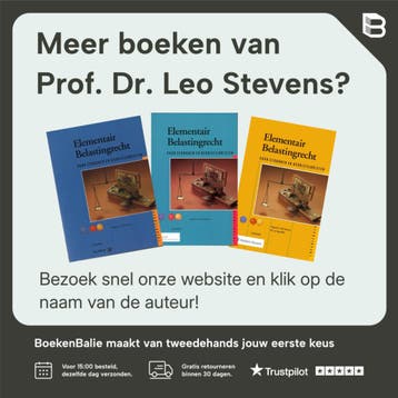 Elementair belastingrecht 2006/2007 9789013032710, Verzenden, Zo goed als nieuw, Prof. Dr. Leo Stevens