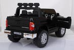 Kinderauto, TOYOTA TUNDRA, zwart, 2 zitter, RC, leder, NIEUW, Ophalen of Verzenden, Nieuw, Afstandsbediening
