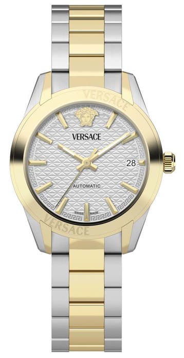 Versace VESCA0424 Greca Classic automatisch horloge 35 mm, Overige merken, Staal, Verzenden, Polshorloge