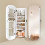 Sieradenkast met Spiegel, Wandmodel met LED-Verlichting, Verzenden, Nieuw