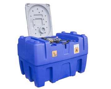 Dieseltank mobiel Tech tank 440 liter + 24V pomp, Verzenden