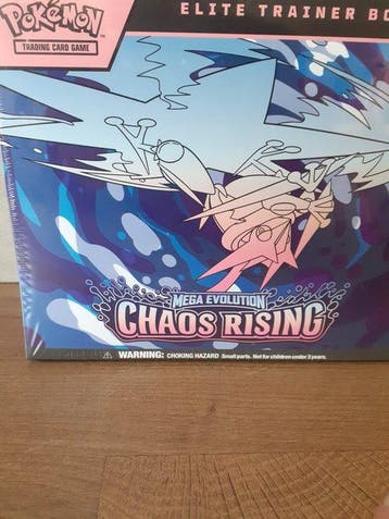 Pokémon - 1 Elite trainer box - Chaos Rising Elite Trainer, Hobby en Vrije tijd, Verzamelkaartspellen | Pokémon, Nieuw