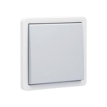 Niko New Hydro pulsschakelaar grijs IP55 zonder onderbak, Ophalen of Verzenden, Nieuw