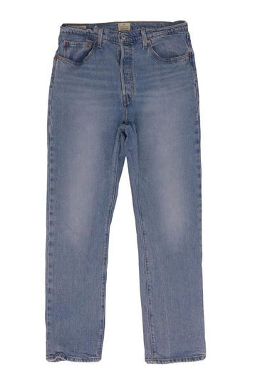 Levis Broek in maat W33 L32 Blauw, Kleding | Dames, Levi's, Verzenden, Zo goed als nieuw, Blauw