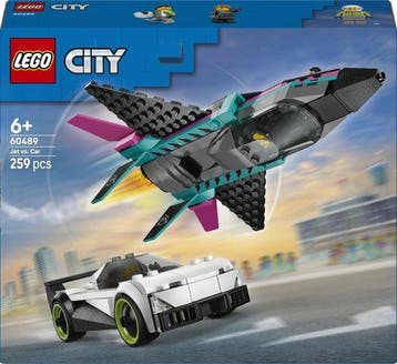 LEGO City Great Vehicles - 60489 - Straalvliegtuig vs., Verzenden, Nieuw
