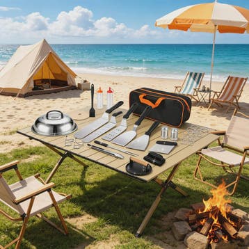 29-delige BBQ Grill Accessoires Set: Roestvrij Staal Gereeds, Verzenden, Nieuw