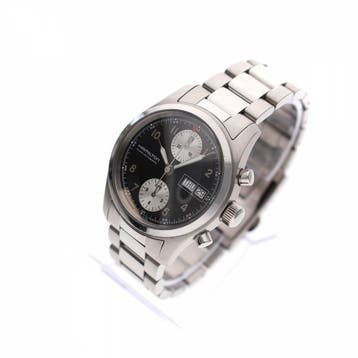 Hamilton Khaki Chronograph H714660; Automatisch Heren Hor..., Sieraden, Tassen en Uiterlijk, Horloges | Heren, Overige merken
