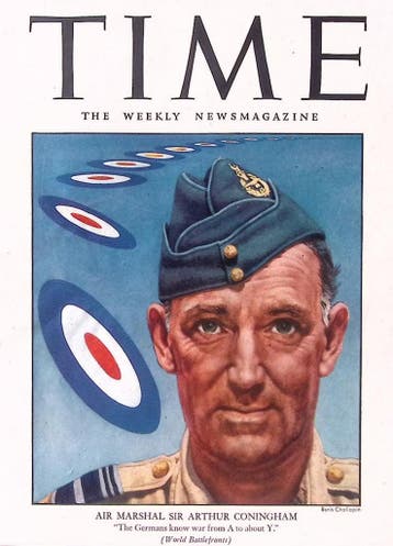 Cover Time Magazine1944 met Arthur Coningham (lijst optie), Verzamelen, Verzenden