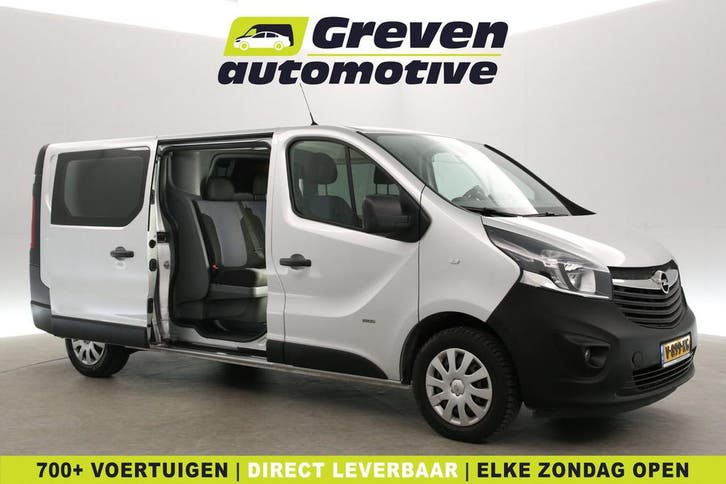 Opel Vivaro 1.6 CDTI L2H1  Dubbele Cabine  Airco  Camera, Auto's, Bestelauto's, Te koop, Handgeschakeld, Diesel, Zilver of Grijs