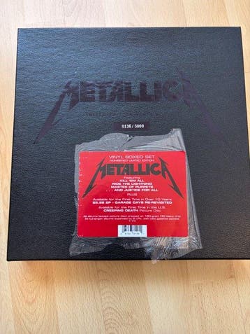 Metallica - Vinyl Boxed Set - of 6x Releases plus Extra, Nieuw in verpakking