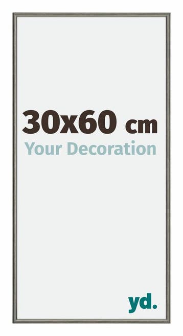 Fotolijst 30x60 cm - Mercury Structuur - Aluminium - New, Verzenden, Nieuw