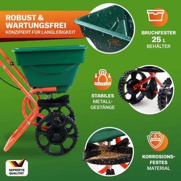 Strooiwagen Groen 25 Liter (Tuingereedschap, Tuinieren), Verzenden, Nieuw