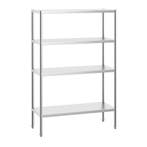 GGM Gastro | RVS stelling PREMIUM - 1200x500mm - met 4 |, Verzenden, Nieuw, Effen, Bord(en)