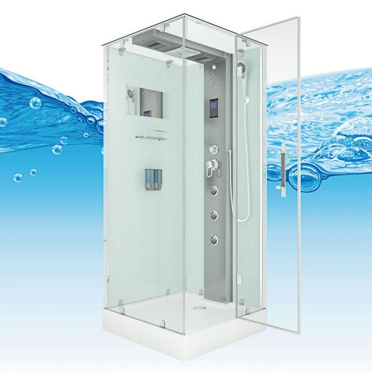 Stoomcabine Monza 90X90X218 (Stoomcabines, Badkamer), Doe-het-zelf en Verbouw, Sanitair, Nieuw, Ophalen of Verzenden