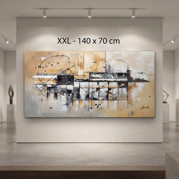 Monika Spiewak - Abstract - Oil Painting Stretched On The