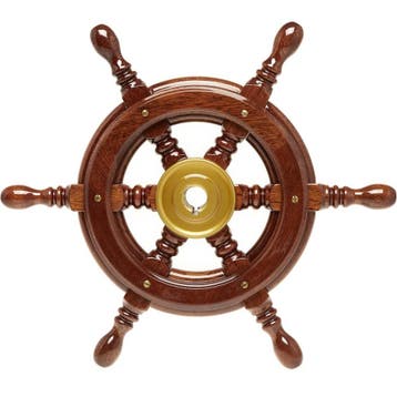 Houten Stuurwiel Boot Mahonie 320mm, Ophalen of Verzenden, Nieuw