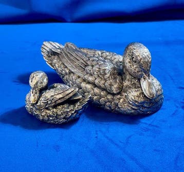 Faro Florence - Beeldje - Mother Duck and duckling (2) -