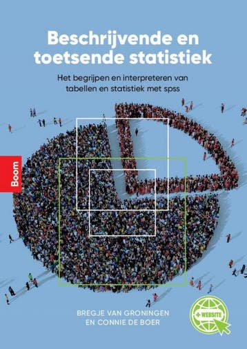 9789024442188 Beschrijvende en toetsende statistiek, Verzenden, Nieuw, Connie de Boer