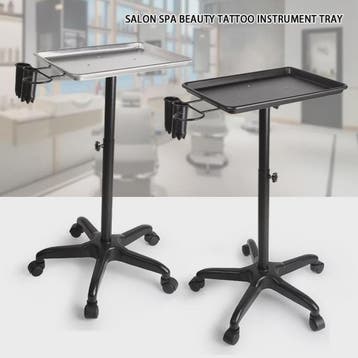 Mobiele Salon Trolley met Verstelbare Hoogte - Beauty, Spa,