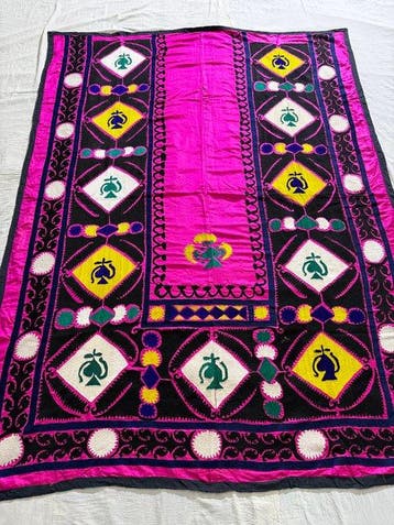 Suzane Kilim - Suzane Tapijt, Bankhoes, Bedhoes,, Nieuw