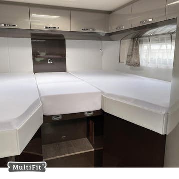Textielpakket  3 delig met midden matras -2 hoeslakenset(3, Verzenden, Nieuw