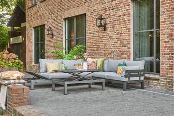 Breez Vita flexibele loungeset met tafel 80x80cm |, Tuin en Terras, Tuinsets en Loungesets, Ophalen of Verzenden, Nieuw