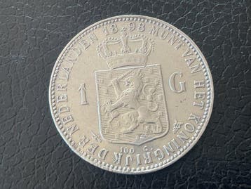 Nederland. Wilhelmina. 1 Gulden 1898 (Zonder minimumprijs), Postzegels en Munten, Munten | Nederland