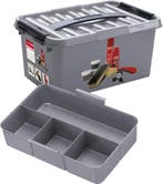 Sunware Q-line Schoenpoetsdoos met inzet/vakverdeling 6, Ophalen of Verzenden, Nieuw